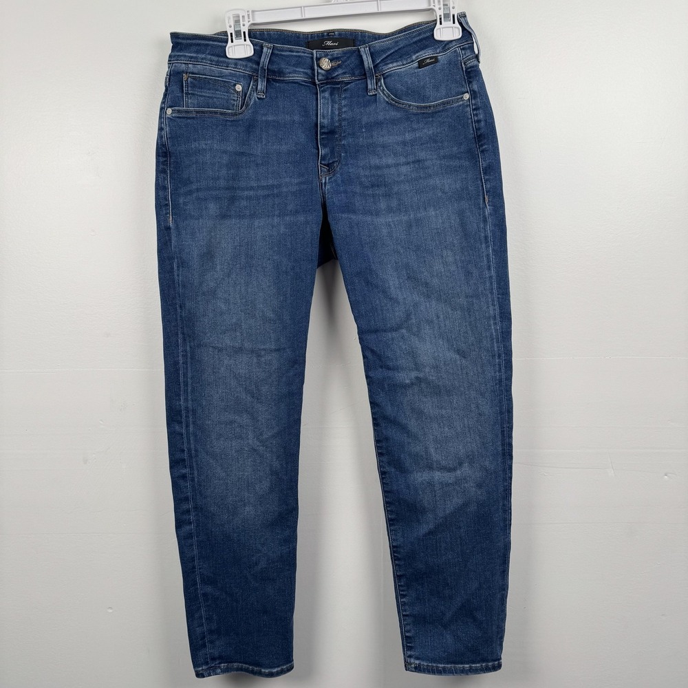 Mavi Jeans Womens 30x25 Petite Blue Emma Slim Boyfriend Mid Rise ASU10495